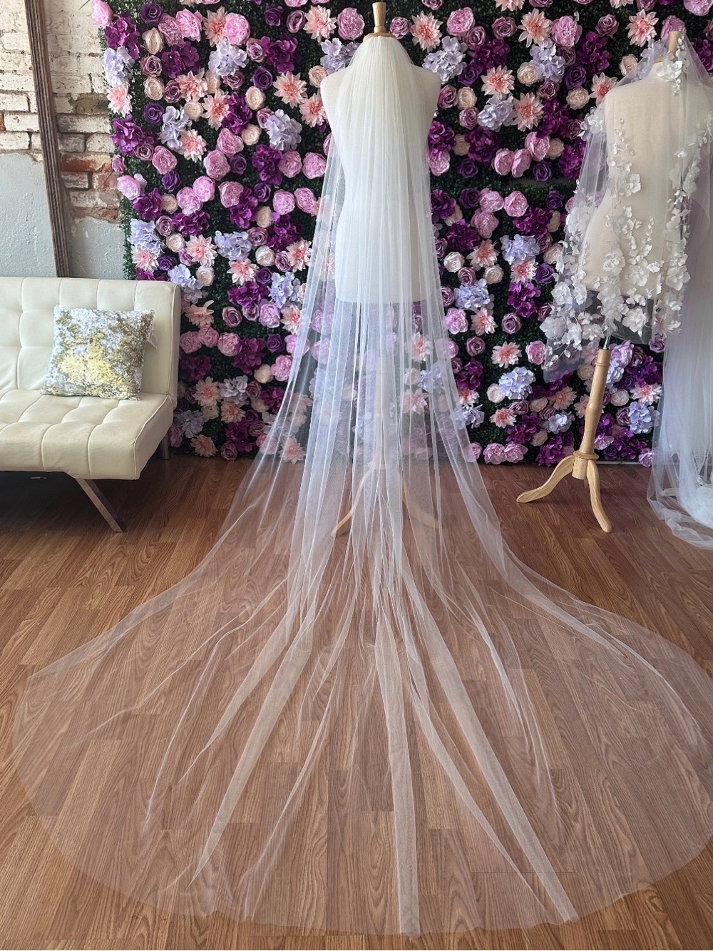 Simple Cathedral Chapel Wedding Veil